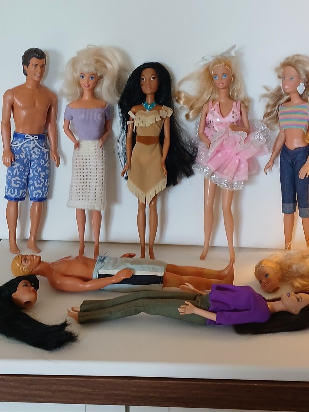 Barbie Fashion Doll Assortment - Fair To Good Condition